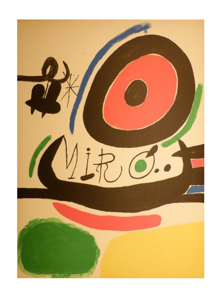 Other Joan Miró Screen Print for Sala Gaspar, 1960s