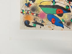 Joan Miró, "Sculptures II", 1974, Abstract Lithograph Print