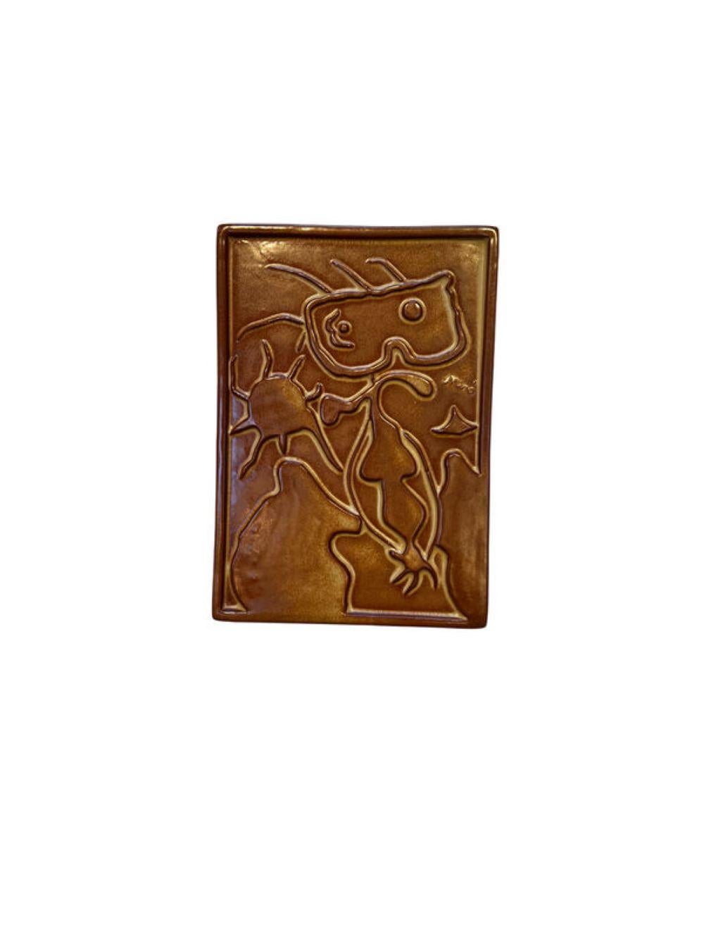 Rilievo, XX Siècle nº 4, 1938 - 21,5 cm - Smaltato da Joan Miró