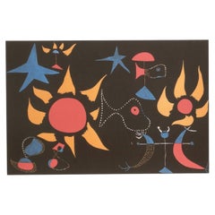 Joan Miró, «Autorretrato II», litografía offset numerada y enmarcada