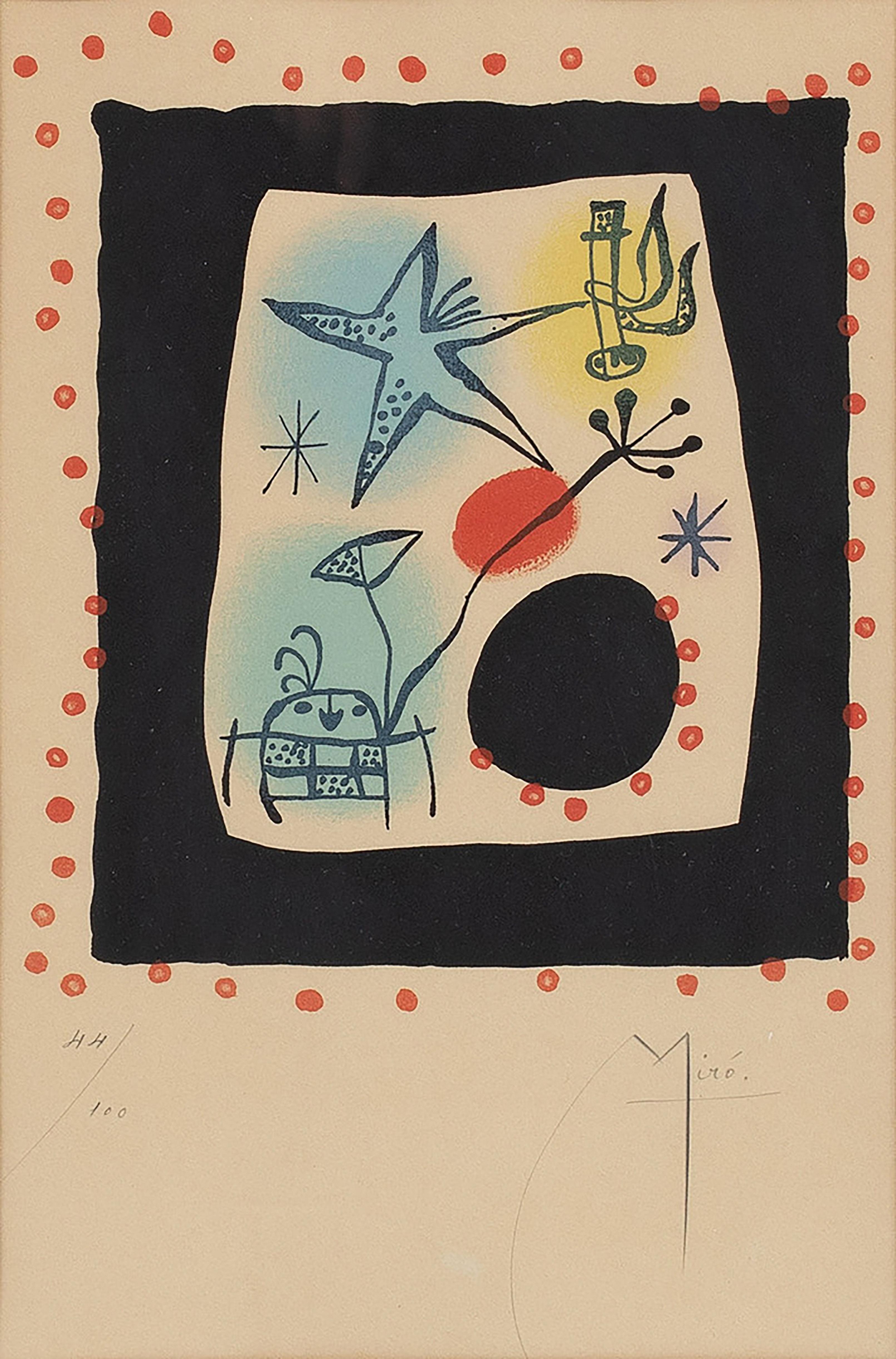 Joan Miró Signiert Les Coccinelles (Spanisch) im Angebot