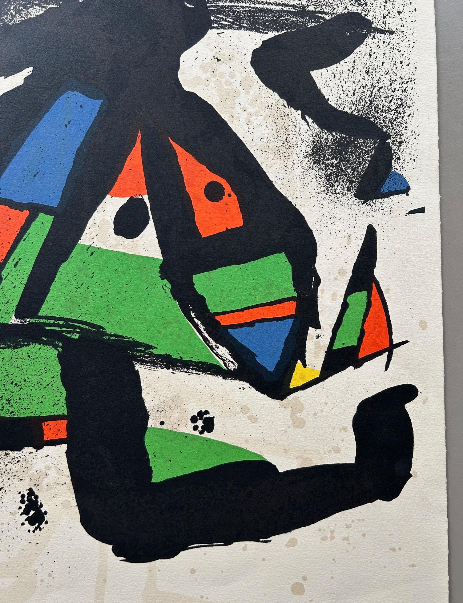 Joan Miro, signierte Lithographie im Angebot 3