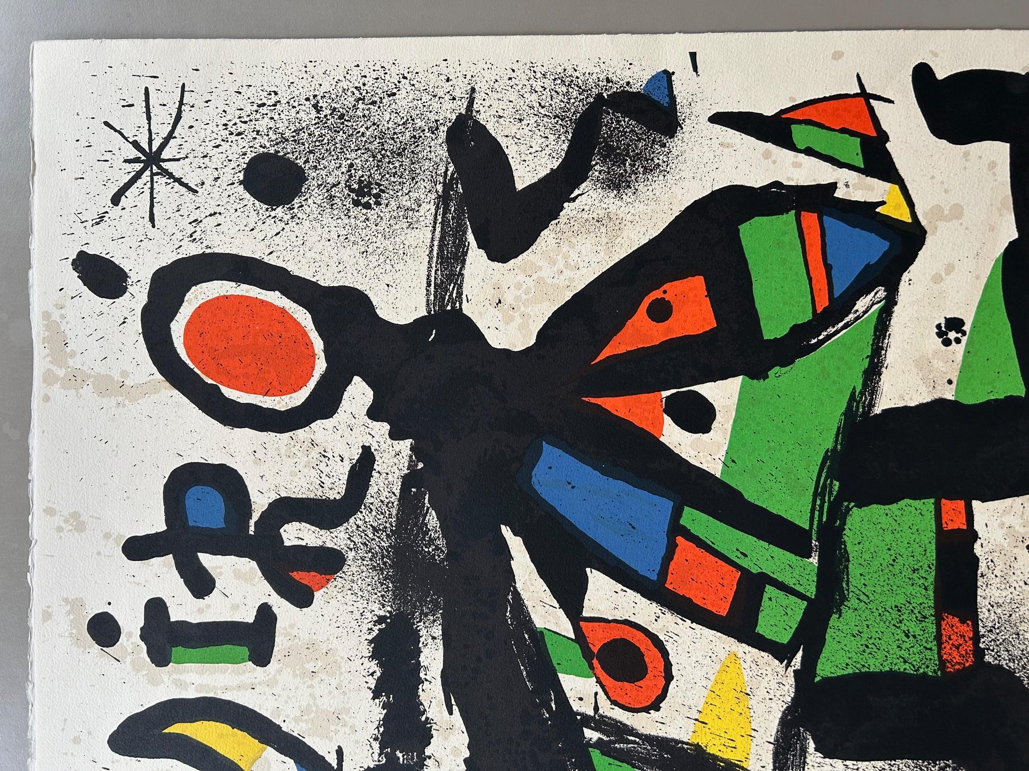 Joan Miro, signierte Lithographie im Angebot 1