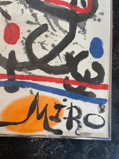 Joan Miro’s “Galerie Maeght Miro” Original Lithograph
