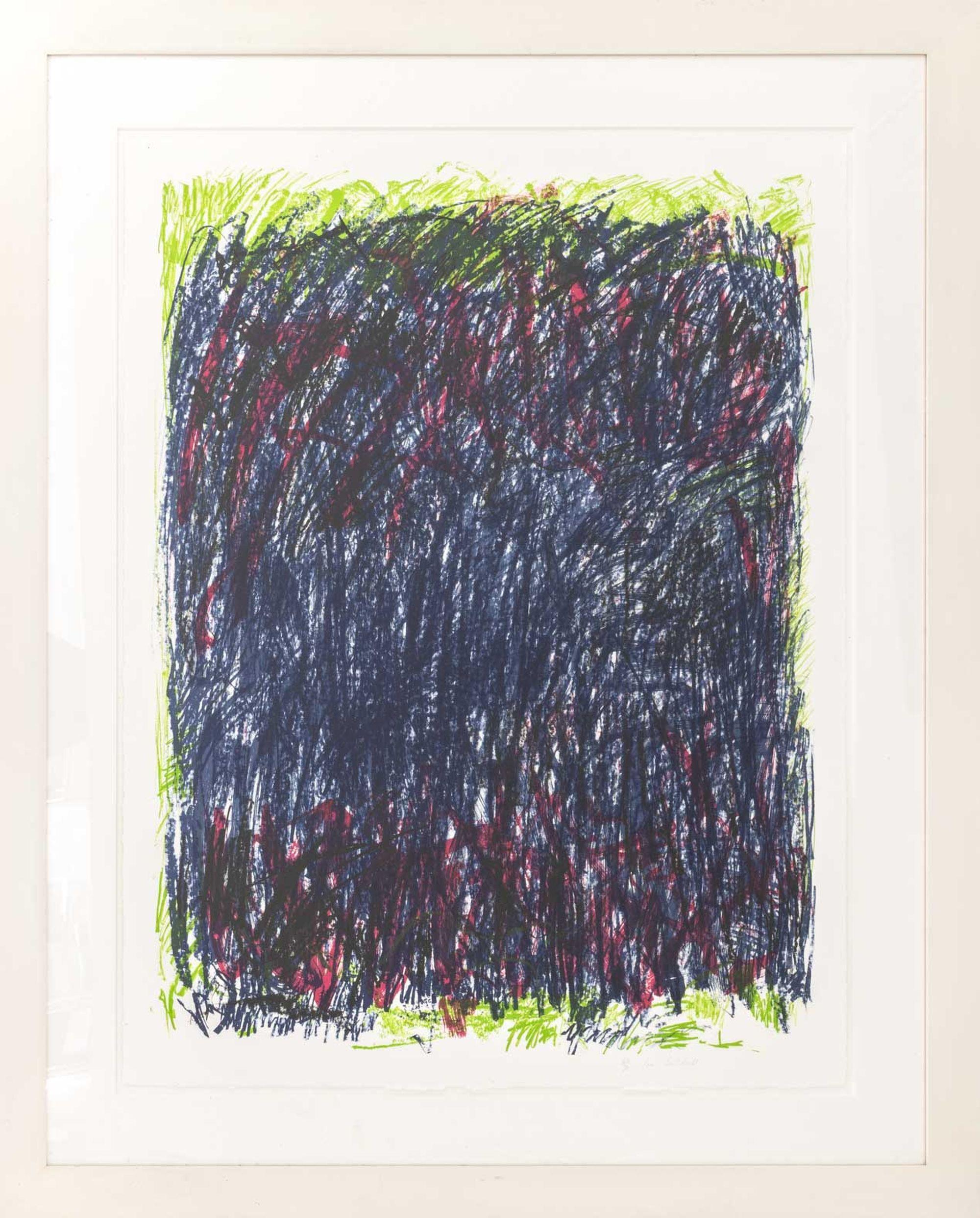 Joan Mitchell Abstract Print - "Bedford II"