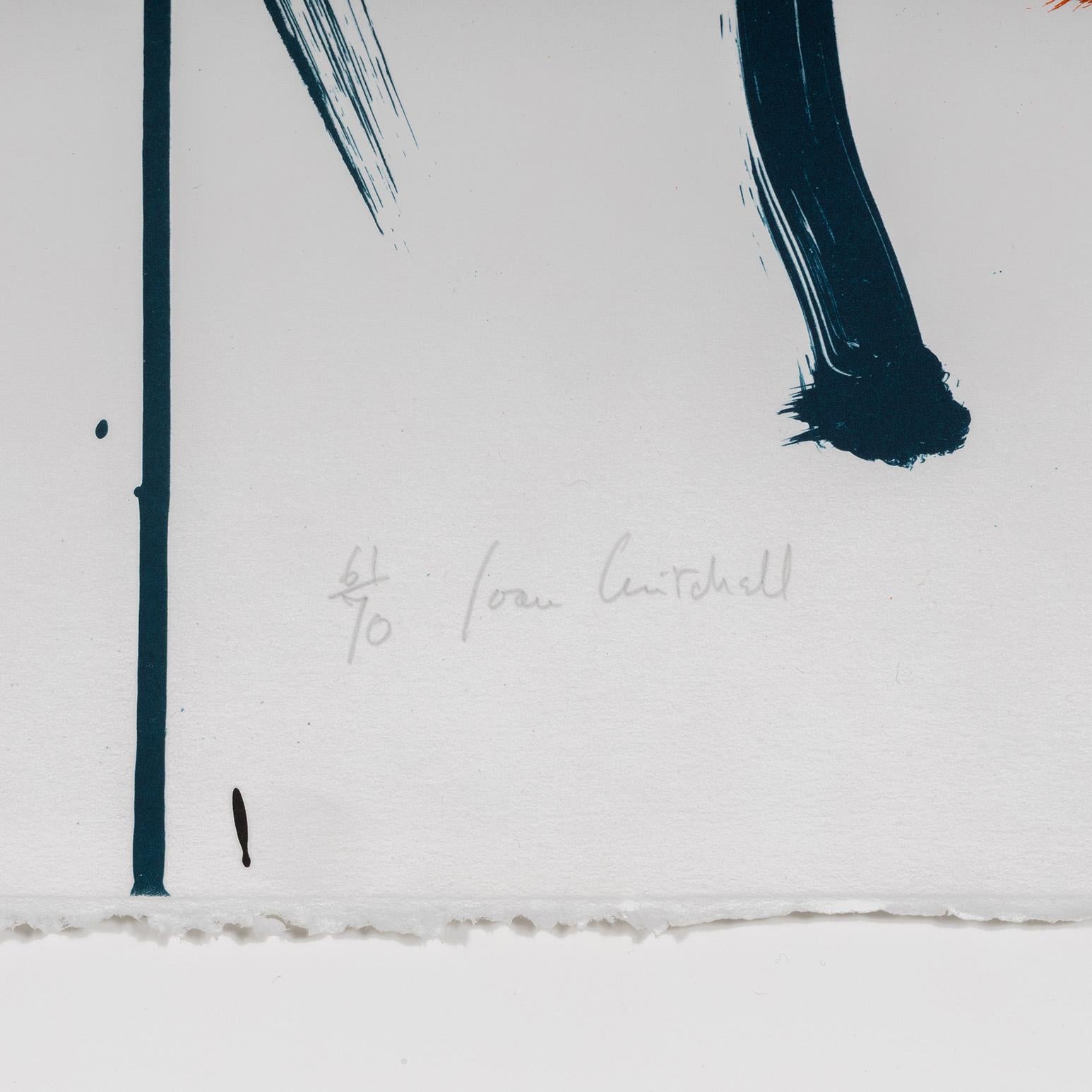 Brush - Abstract Expressionist Print by Joan Mitchell