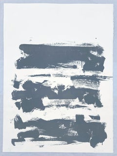 Champs (Gray) /// Joan Mitchell Post-War Female Artist Abstract Art Lithograph
