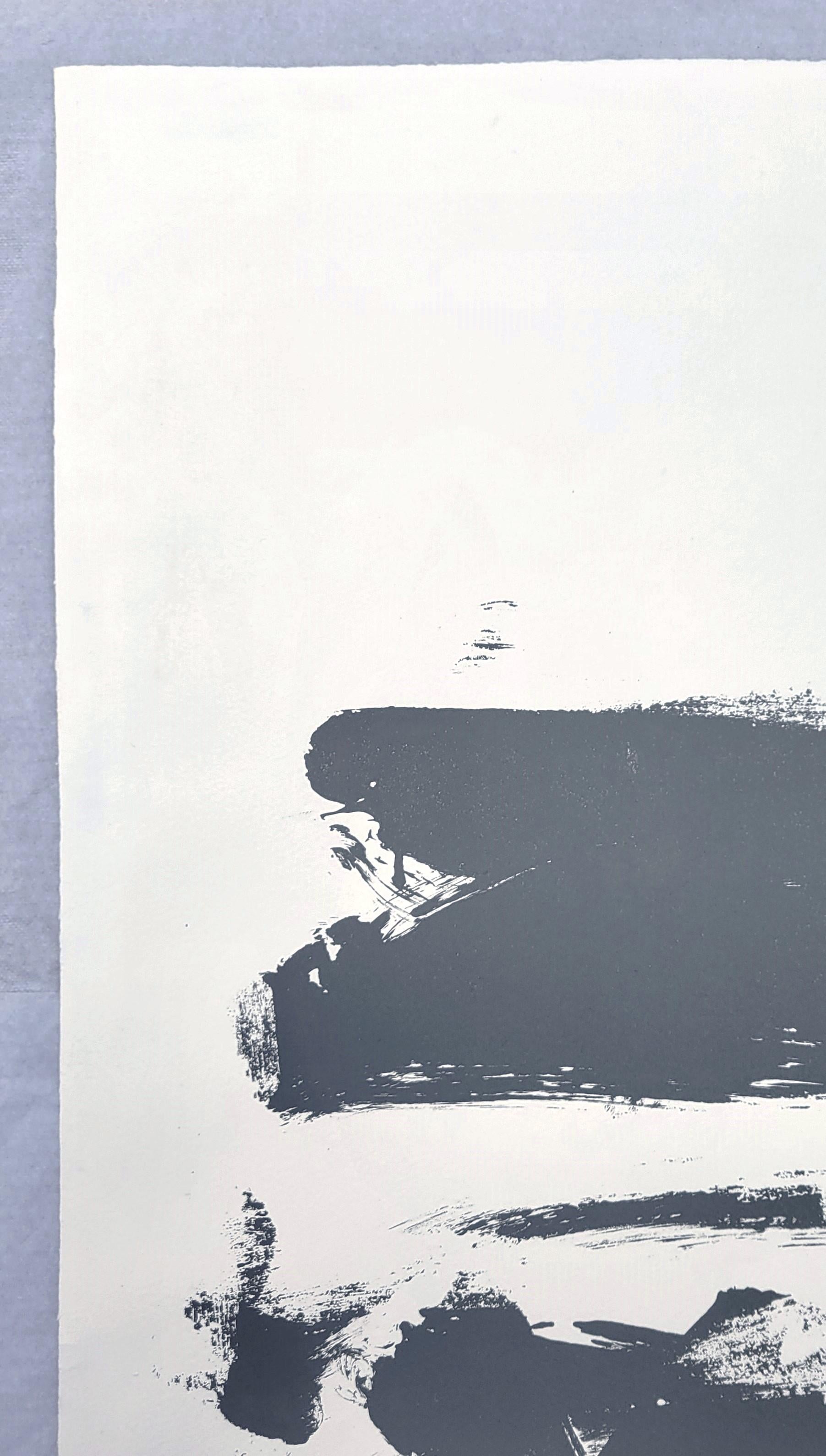 Champs (Gray) /// Joan Mitchell Post-War Female Artist Abstract Art Lithograph 2