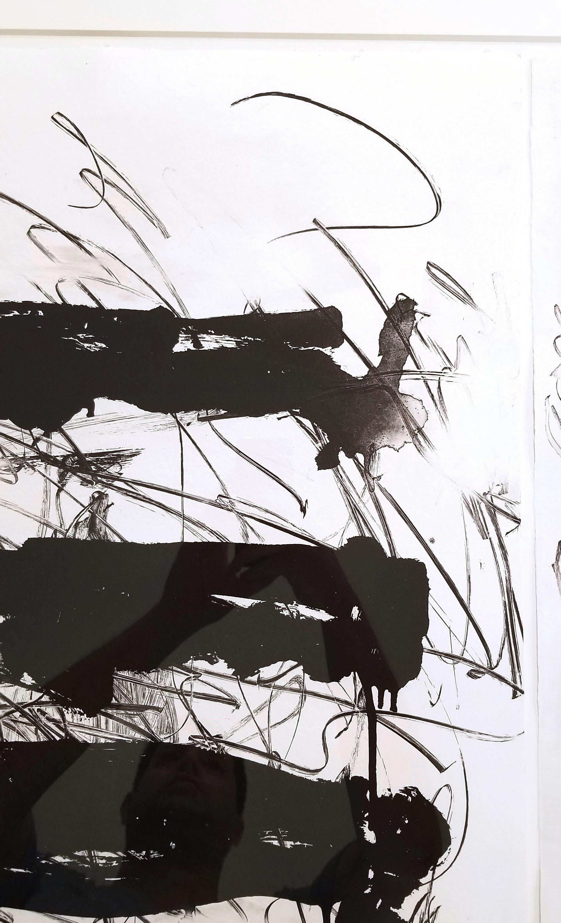 Fields I /// Joan Mitchell Large Diptych Etching Aquatint Female Abstract Artist For Sale 12