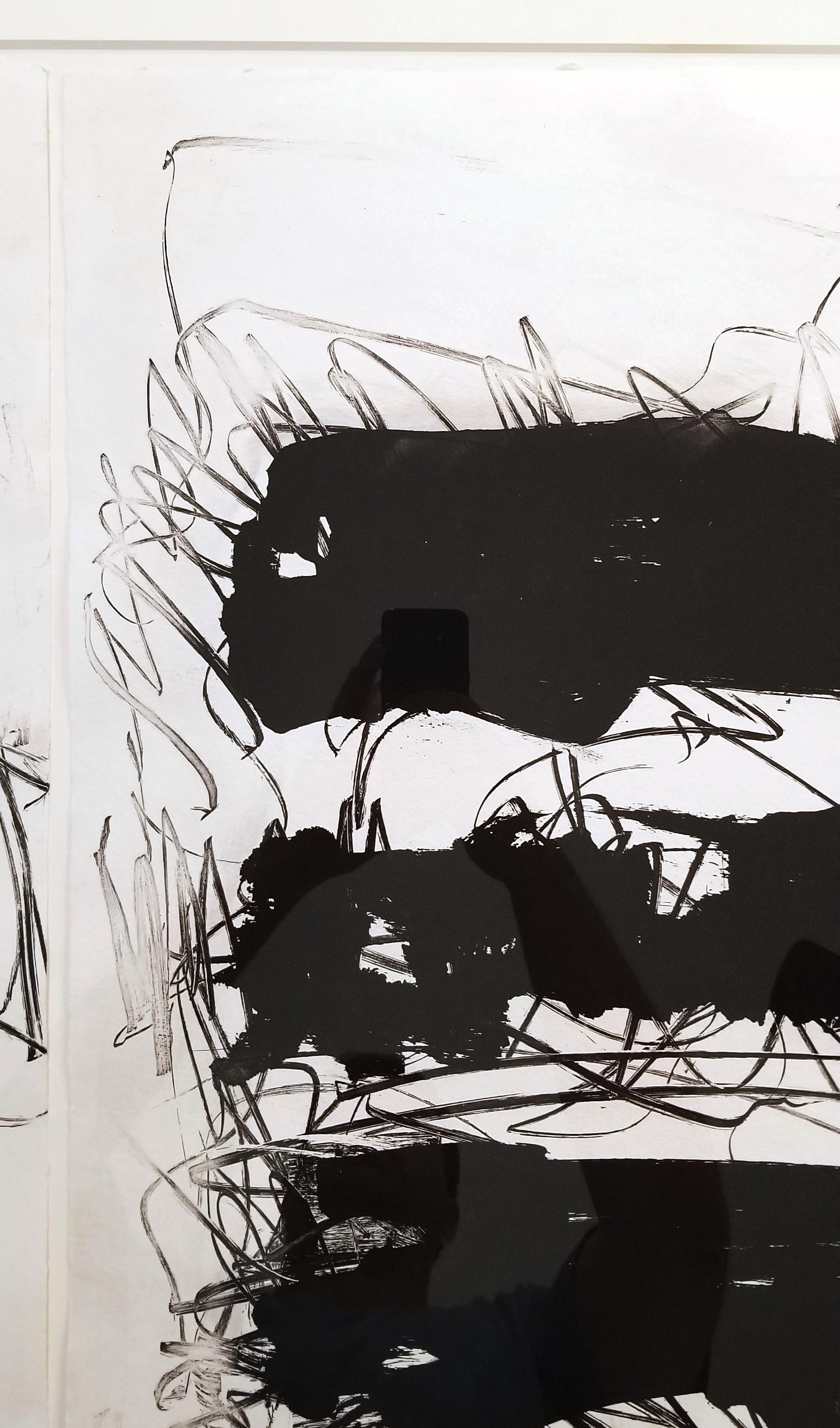 Fields I /// Joan Mitchell Large Diptych Etching Aquatint Female Abstract Artist For Sale 15