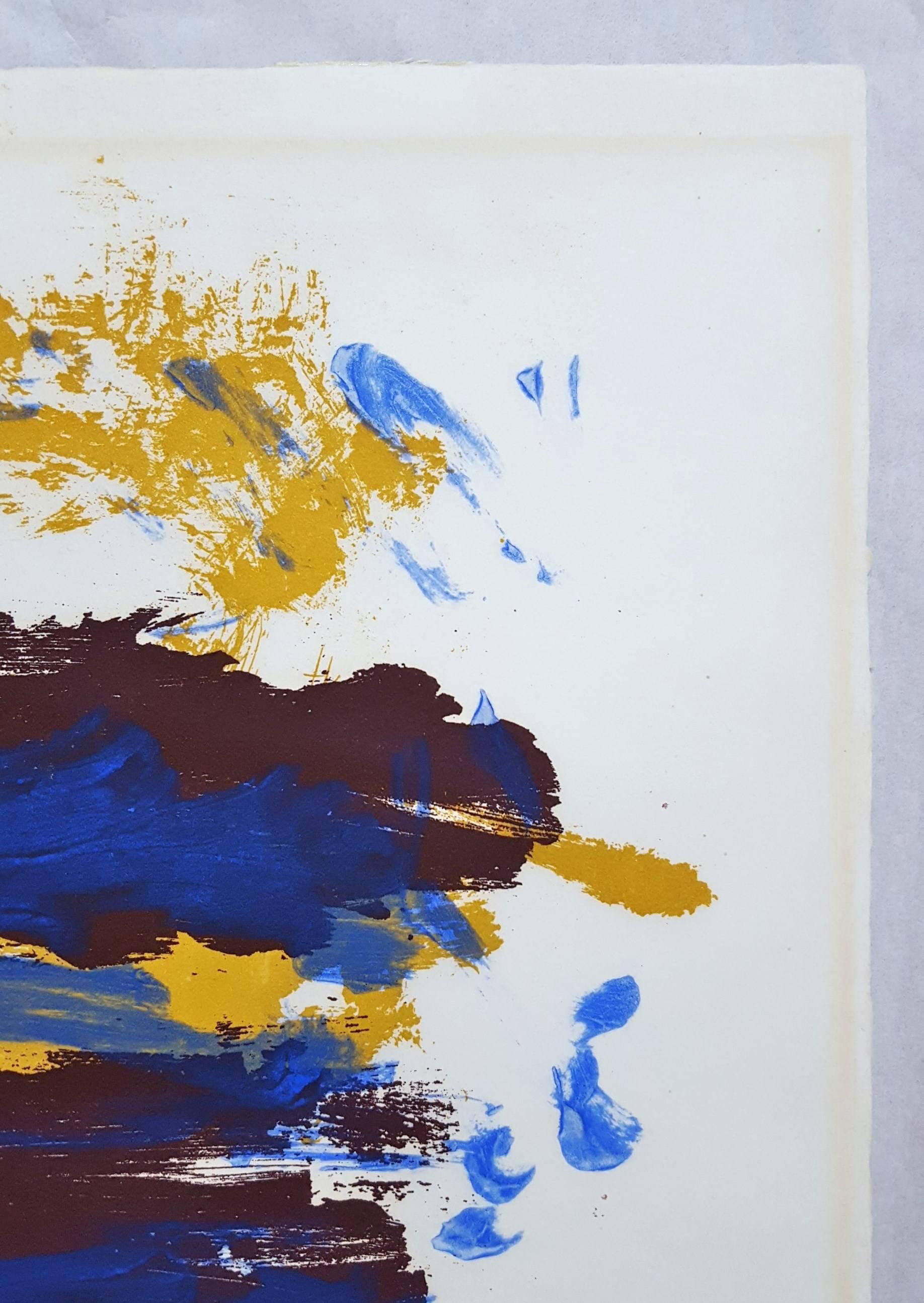Fields IV - Beige Abstract Print by Joan Mitchell
