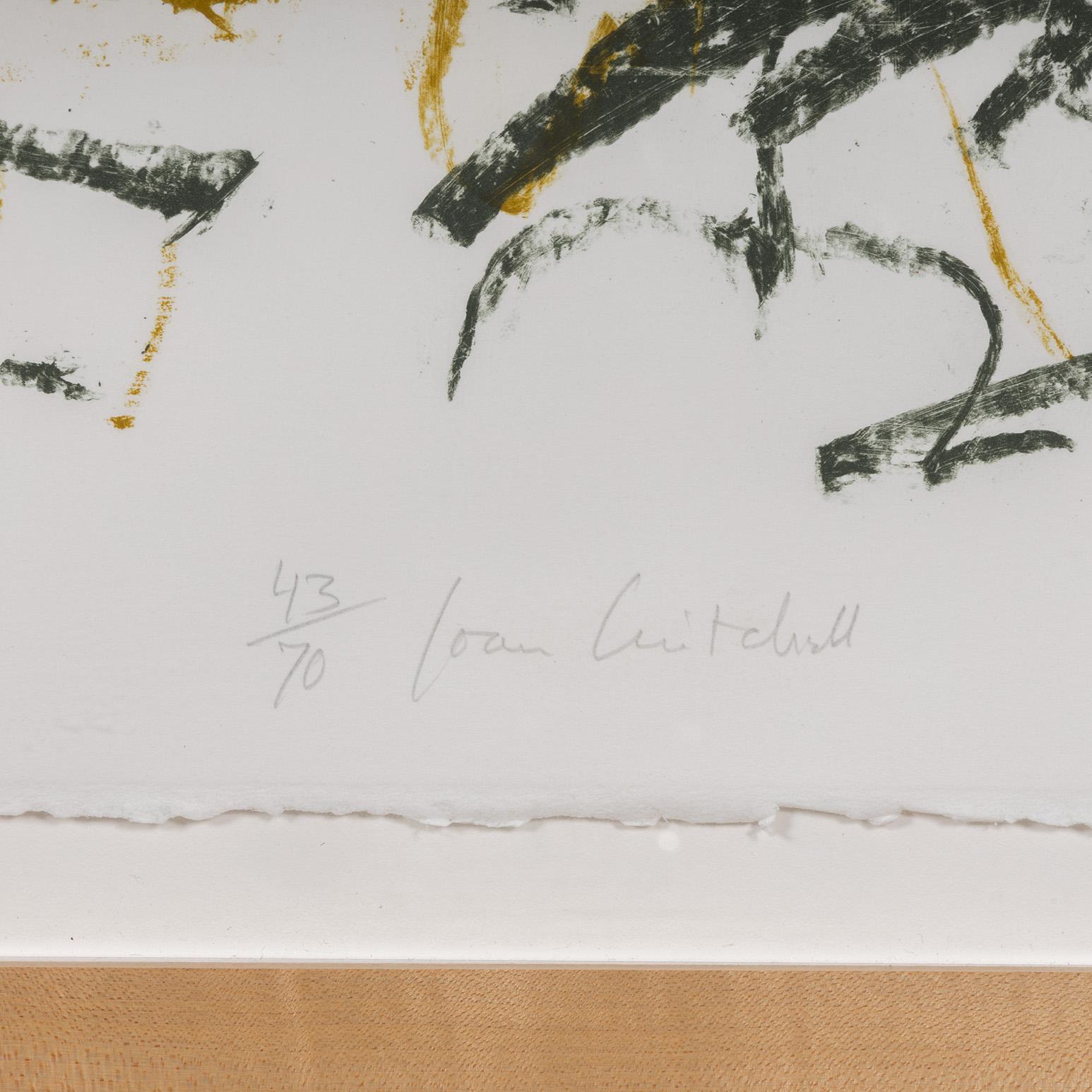 Flower III - Abstract Expressionist Print by Joan Mitchell