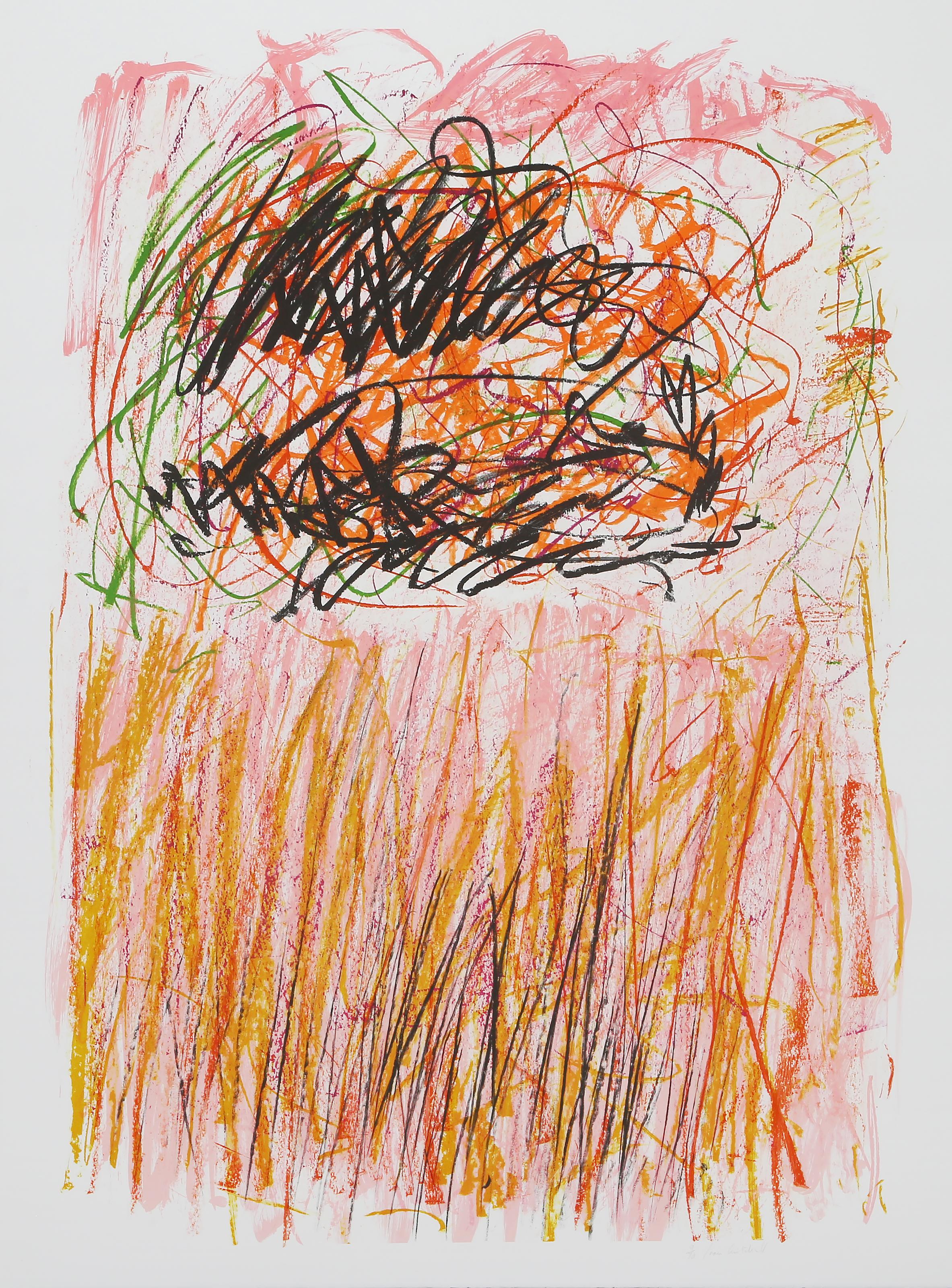 Flowers I-III from Bedford Series of Three Abstract Lithographs by Joan Mitchell For Sale 2