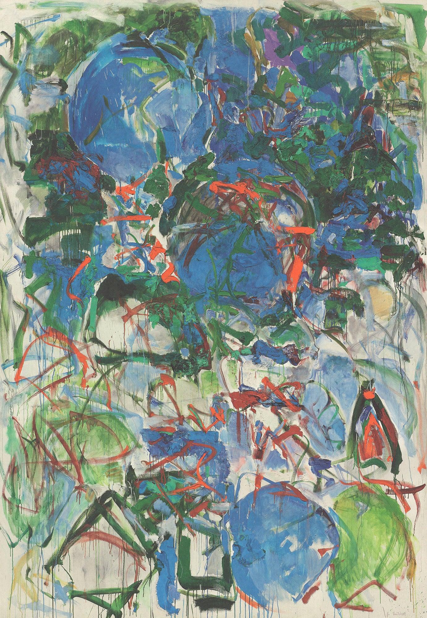 Mitchell- Mon Paysage/My Countryside 1967, Vintage - Abstract Print Grigio di Joan Mitchell
