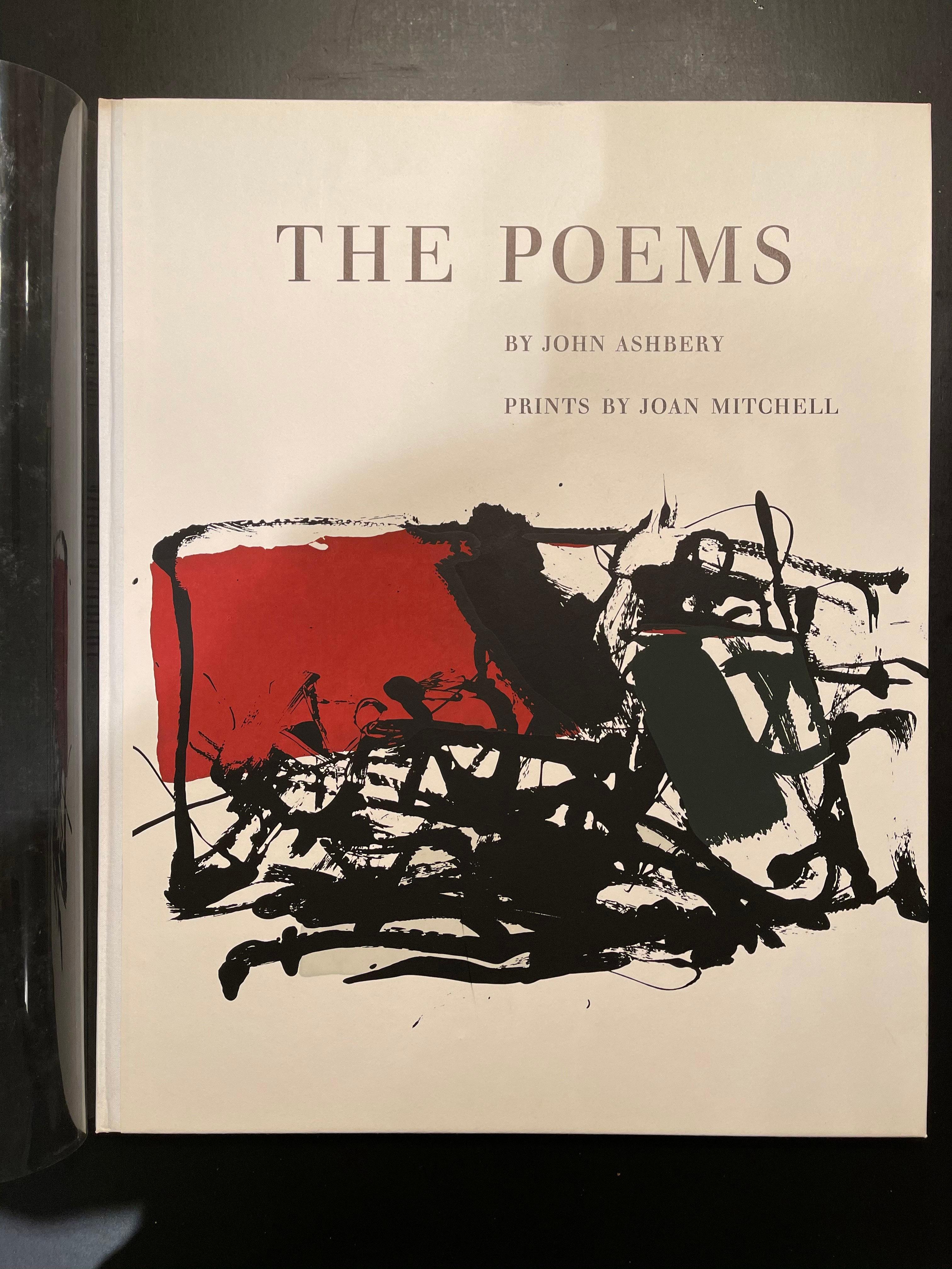 Abstract Print Joan Mitchell - THE NEW YORK School : THE POEMS - SALUTE - ODES - PERMANENTLY