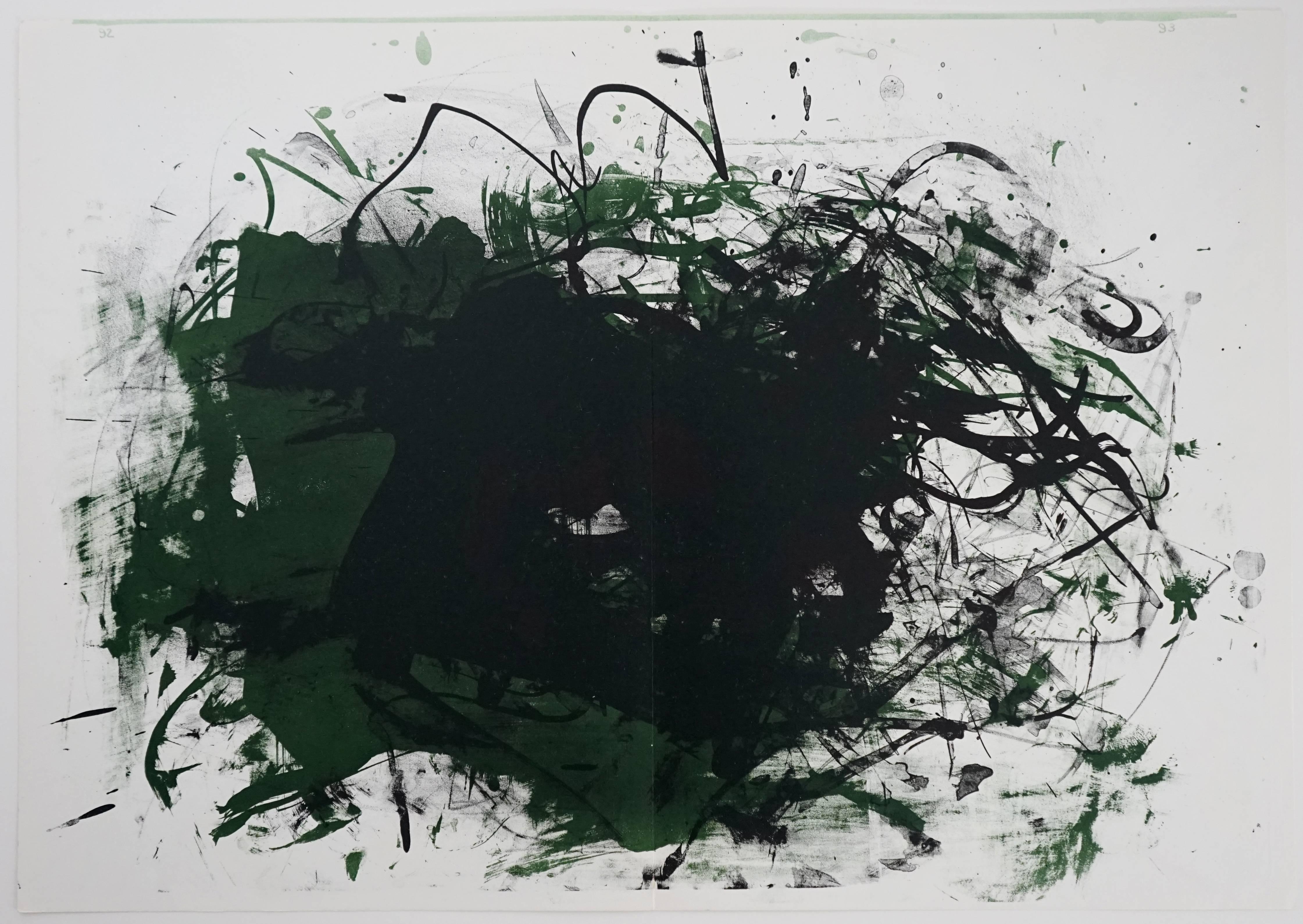 Joan Mitchell Abstract Print - Untitled, from One Cent Life