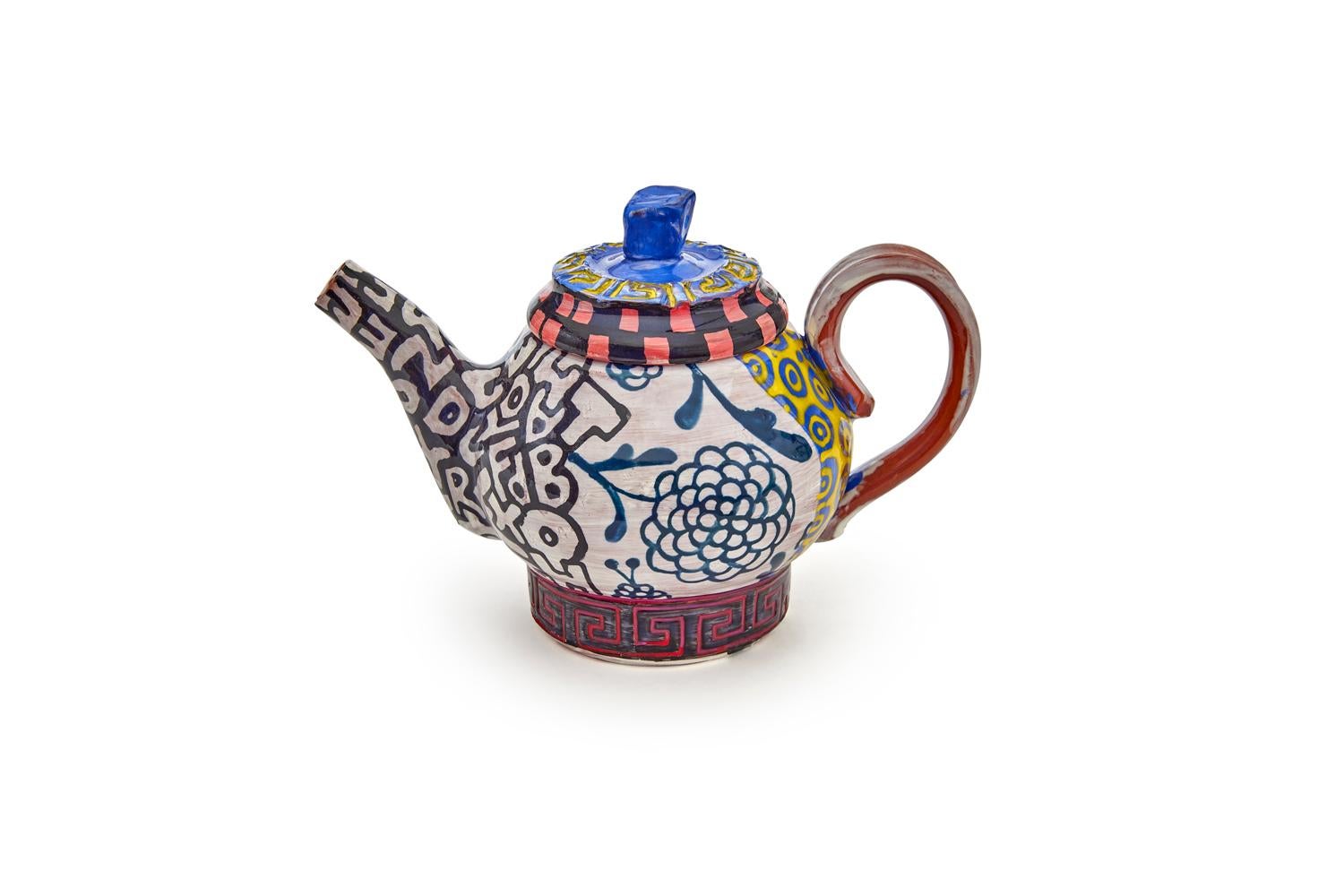Roberto Lugo
Joan Mitchell Teapot, 2021
Glazed Ceramic
5.75 x 8 x 4.5 in