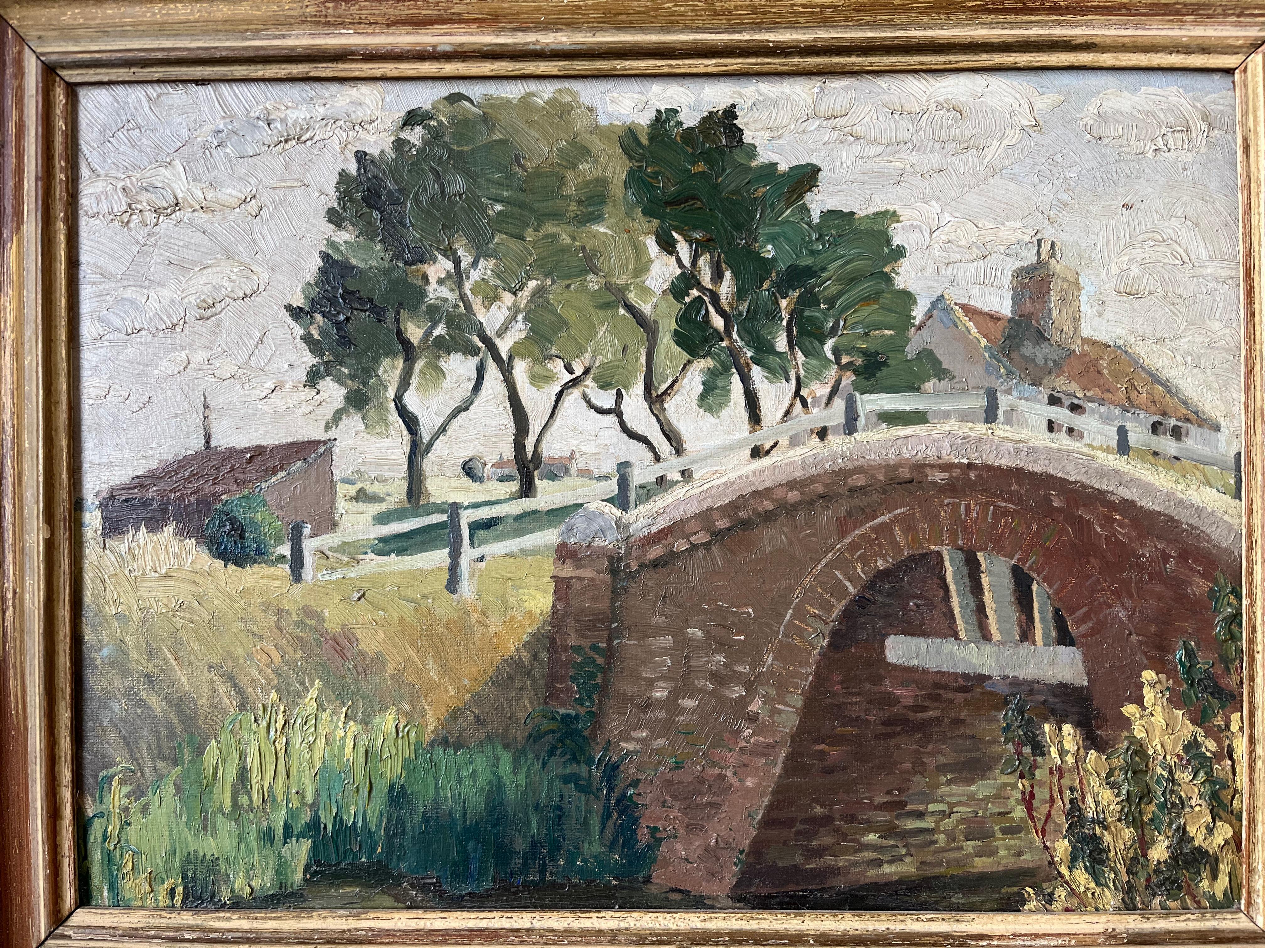 Joan Mostyn Lewis, Artista femenina, Paisaje de Claxby, Lincolnshire en venta 9