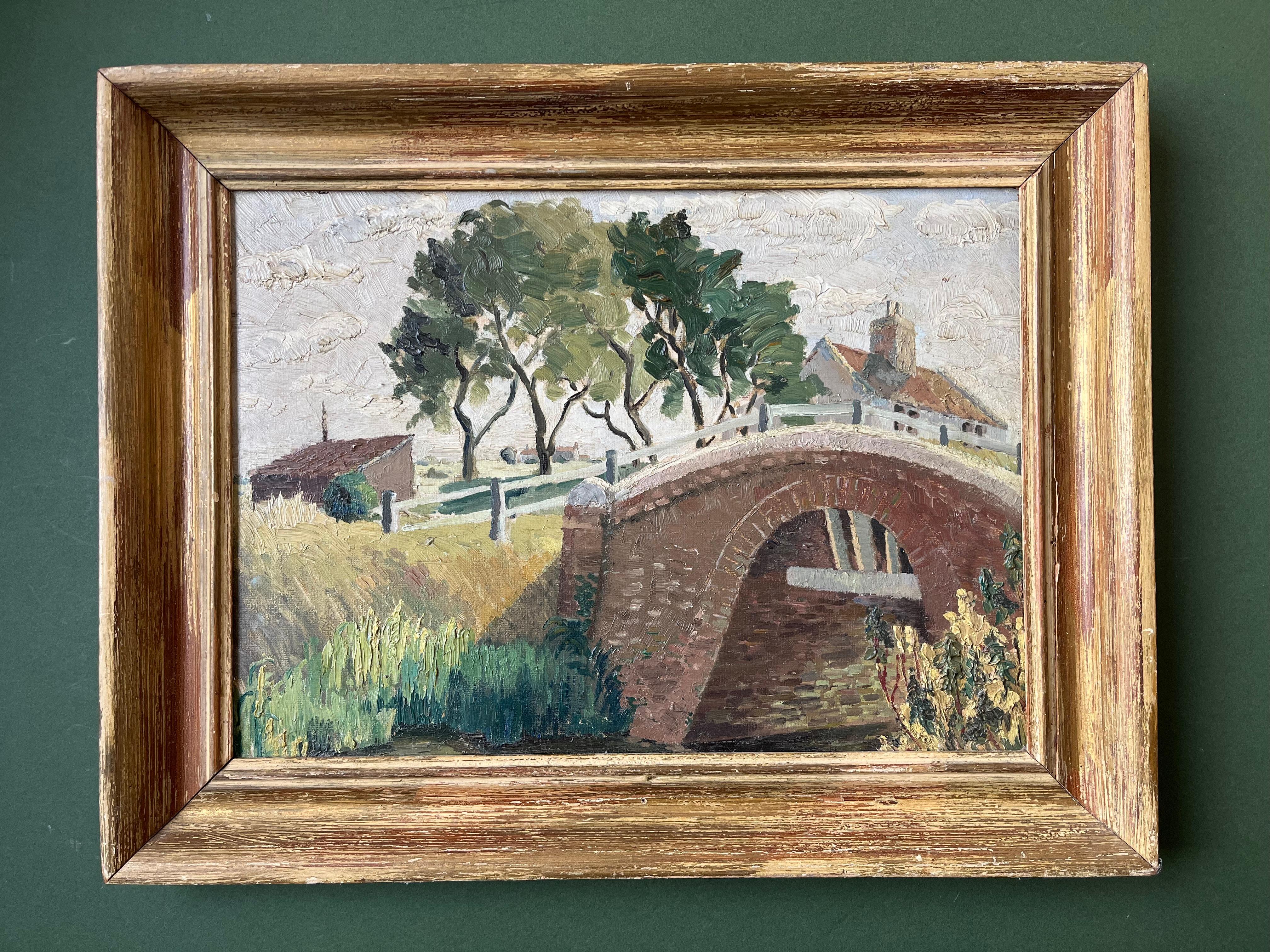 Joan Mostyn Lewis, Artista femenina, Paisaje de Claxby, Lincolnshire en venta 11
