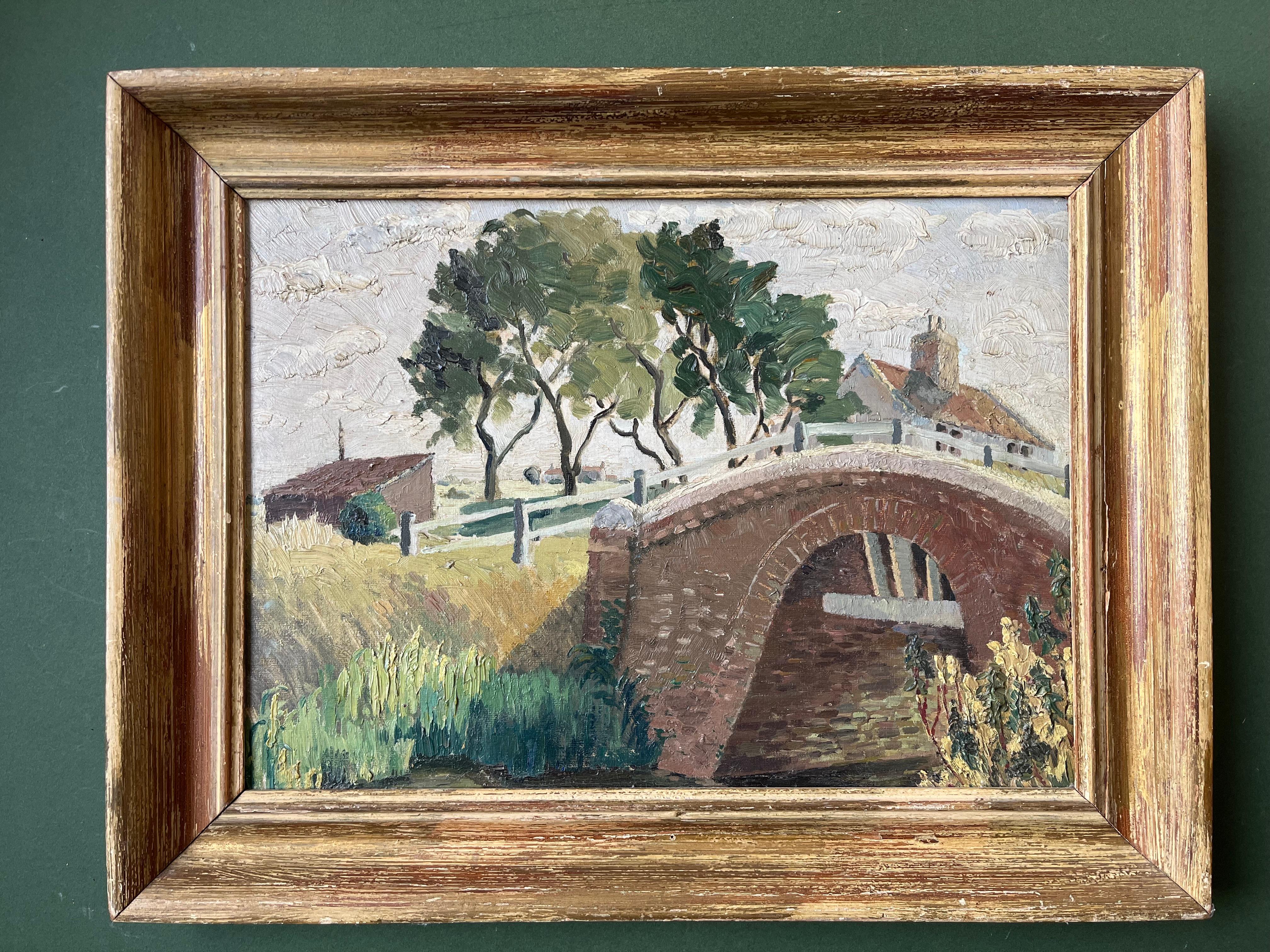 Joan Mostyn Lewis, Artista femenina, Paisaje de Claxby, Lincolnshire en venta 5