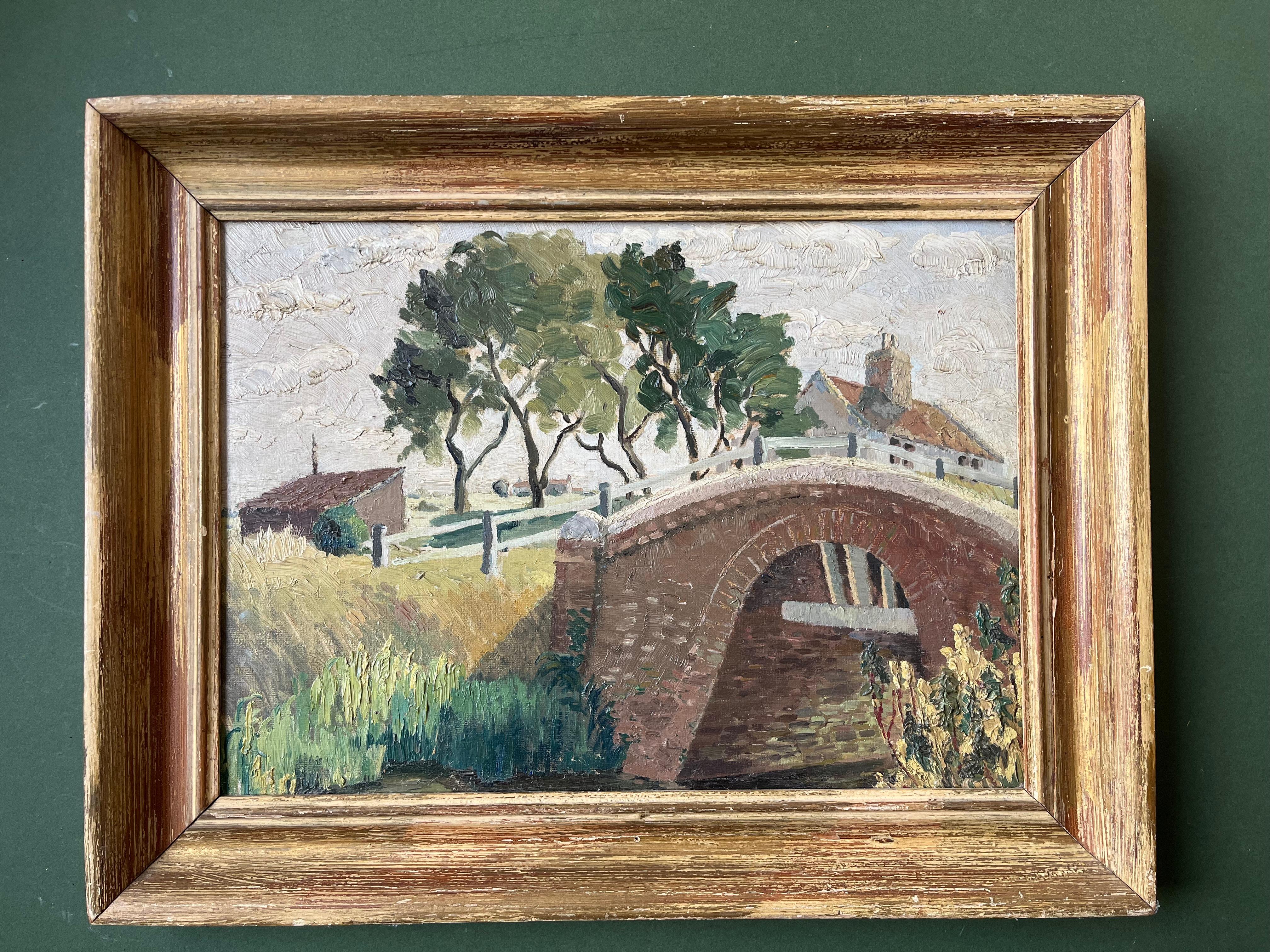 Joan Mostyn Lewis, Artista femenina, Paisaje de Claxby, Lincolnshire en venta 8