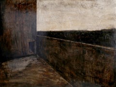 Edificio del cortile, dipinto da Joan Nelson
