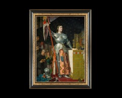 Joan of Arc, after Renaissance Revival Oil Painting by Jean Ingres