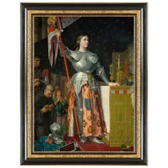 Joan of Arc, after Renaissance Revival Oil Painting by Jean Ingres