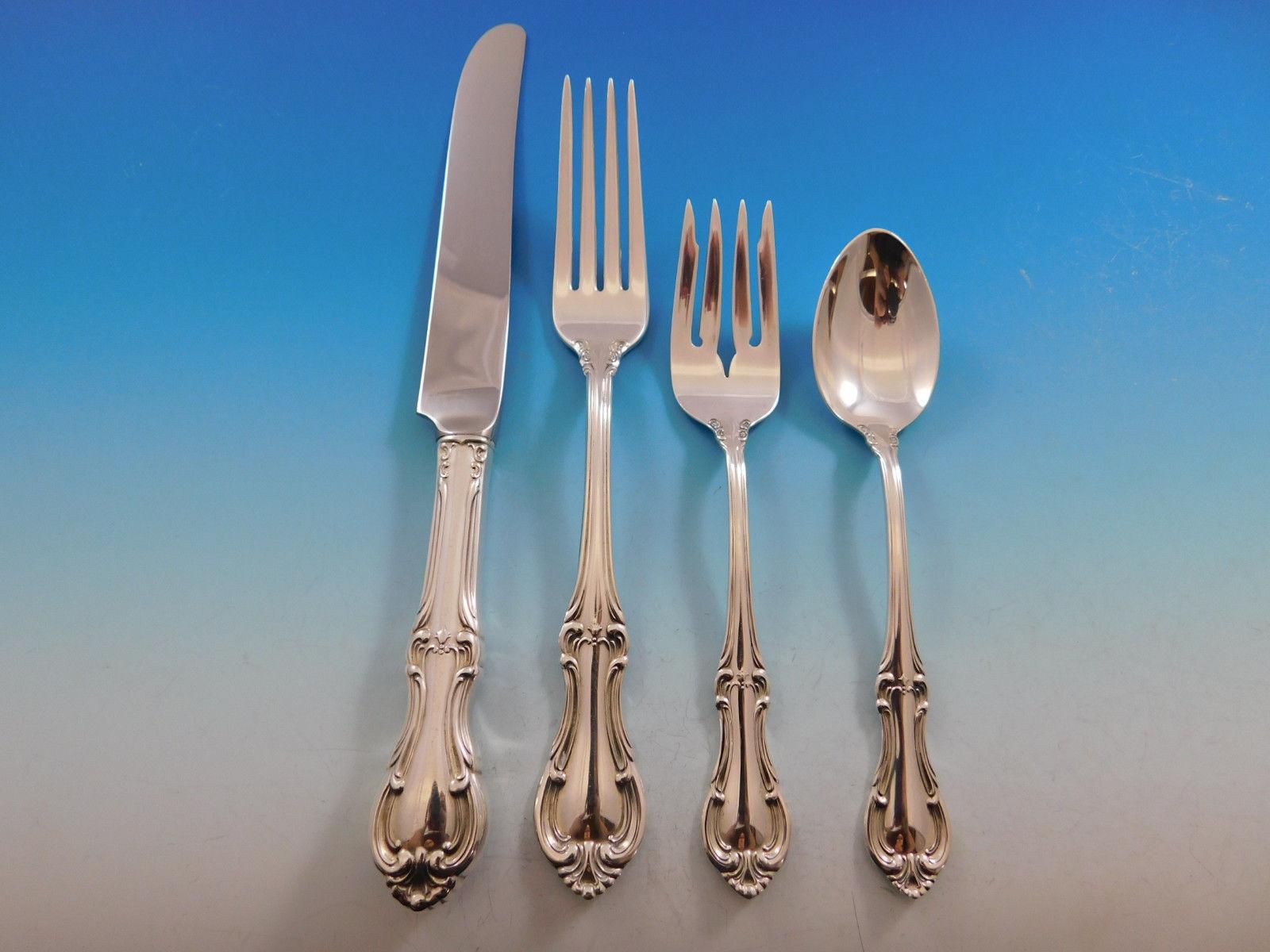 Joan of Arc by International Sterling Silver Flatware Service for 6 Set 33 Pcs In Excellent Condition In Big Bend, WI