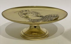 Renaissance Revival Tazza with Joan of Arc Motif