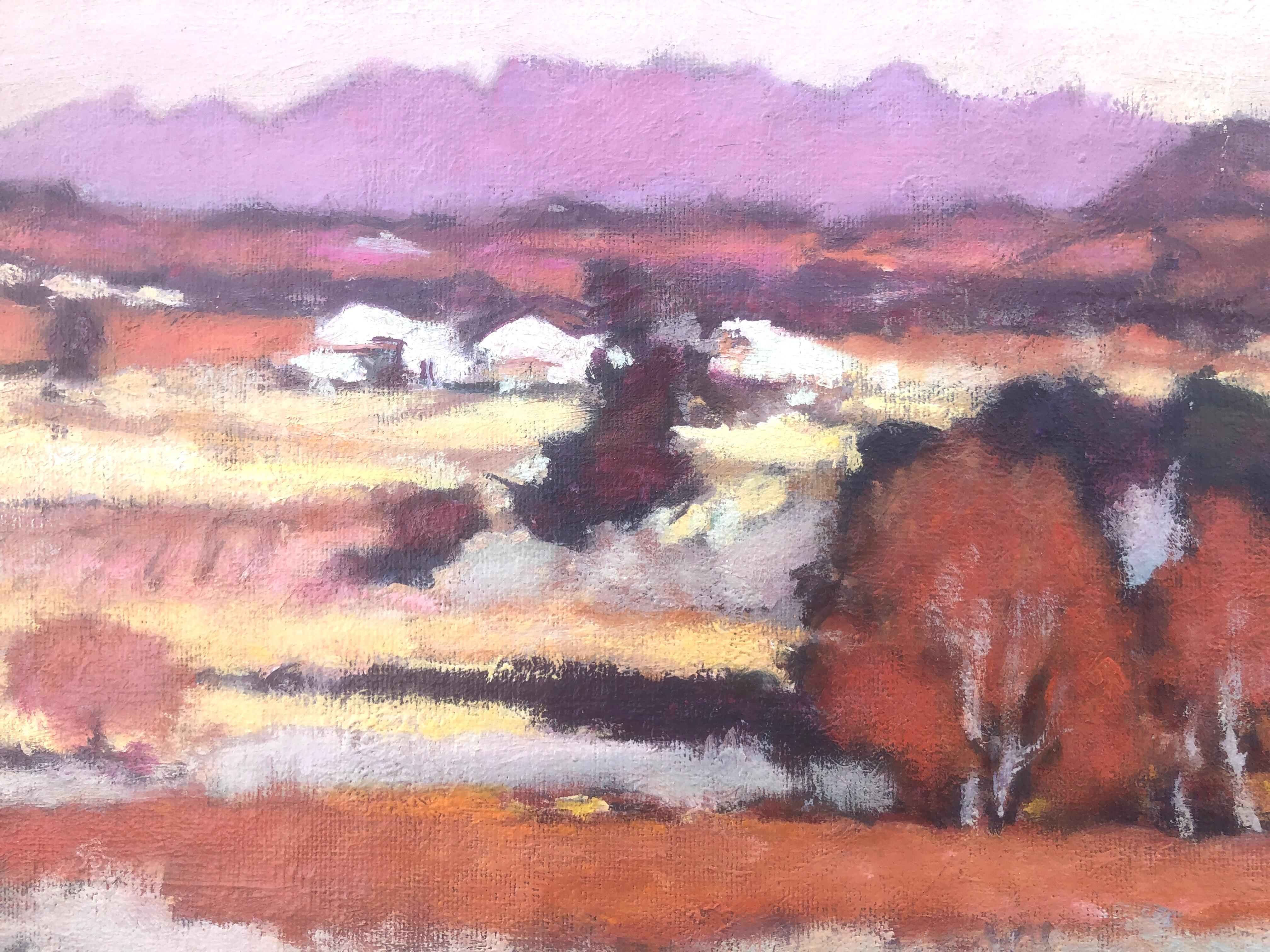 Montserrat Barcelona Spain oil on canvas painting spanish landscape For Sale 2