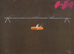 Lithographie d'art originale espagnole de 1974 signée en édition limitée n12