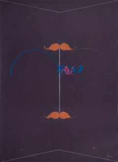  Lithographie d'art originale espagnole de 1974 signée en édition limitée n16
