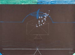 Lithographie d'art originale espagnole signée en édition limitée n9, 1974