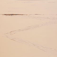 H17 - 21e siècle, contemporain, technique mixte, peinture de paysage abstrait