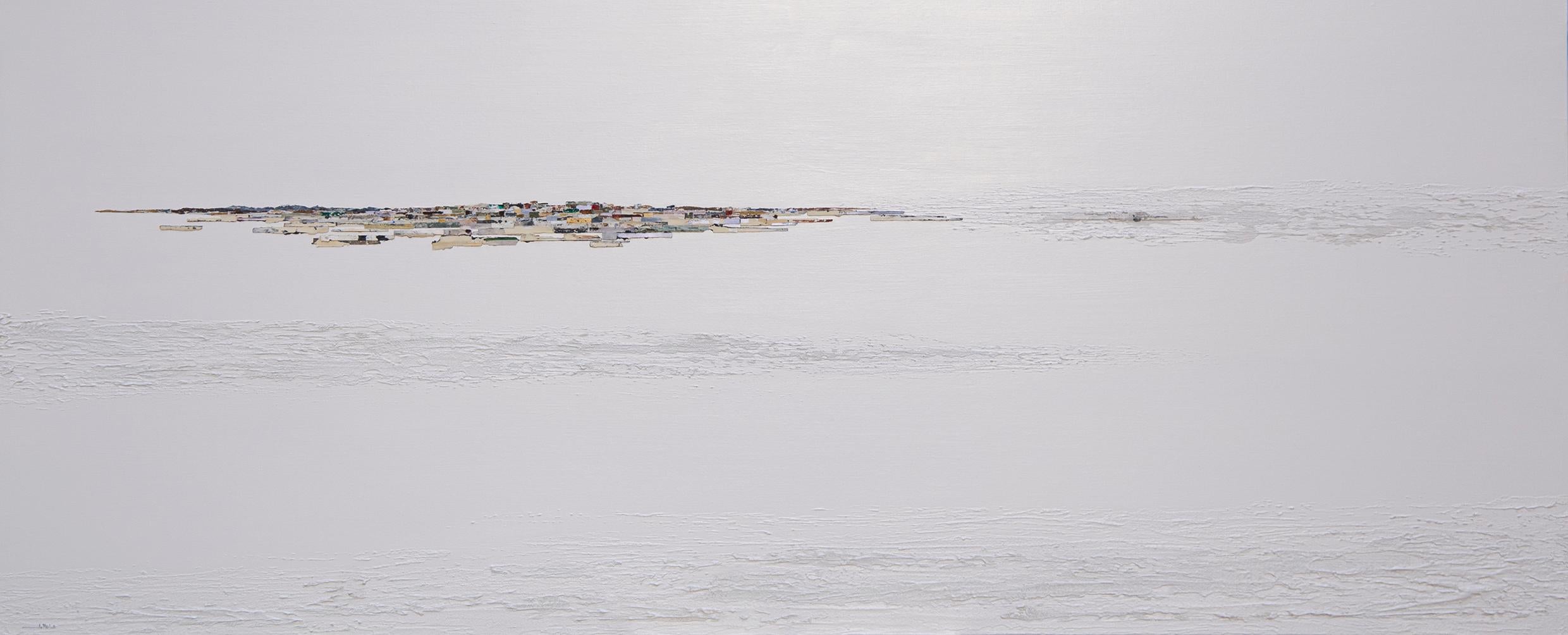 Horitzó Millars - 21st Century, Contemporary, Landscape, Collage, Painting