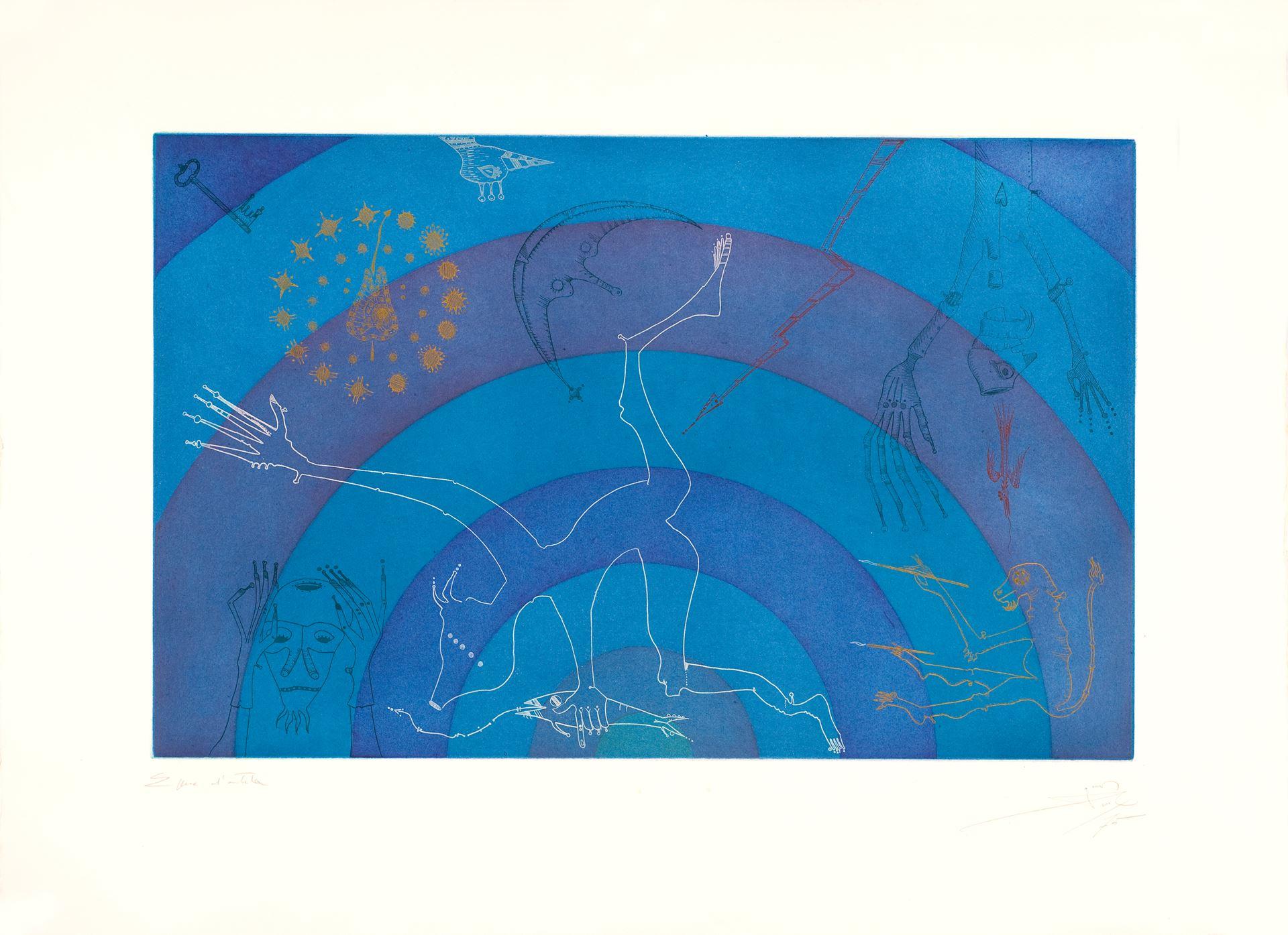 "Joan Ponç (Espagne, 1927-1984)
Arcoiris", 1975
gravure sur papier
22.1 x 30 in. (56 x 76 cm)
ID : PON1135-015-000"
_______________________________________________________
"Joan Ponç était un artiste espagnol et l'un des plus importants