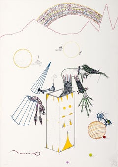 Joan Ponç Artiste espagnol Gravure originale signée 1974 n1