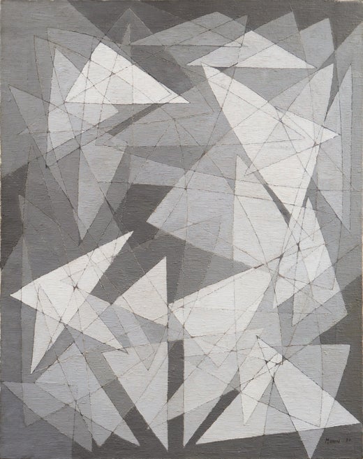 Joan Puig Manera Silver And Gray Salon De Mai Paris Spanish