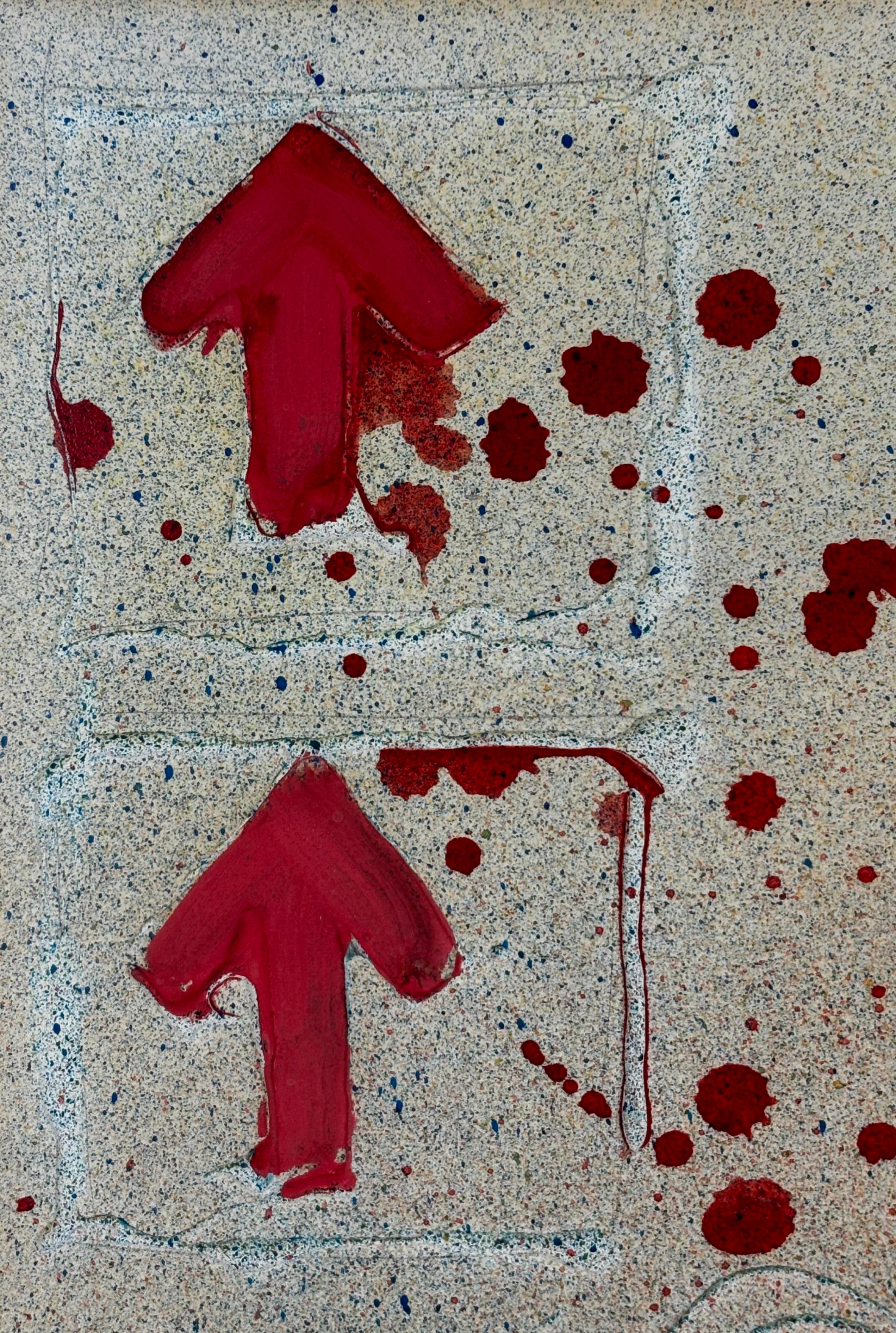 Joan Raset – Abstract & Figurative Mixed Media, 1970s For Sale 3