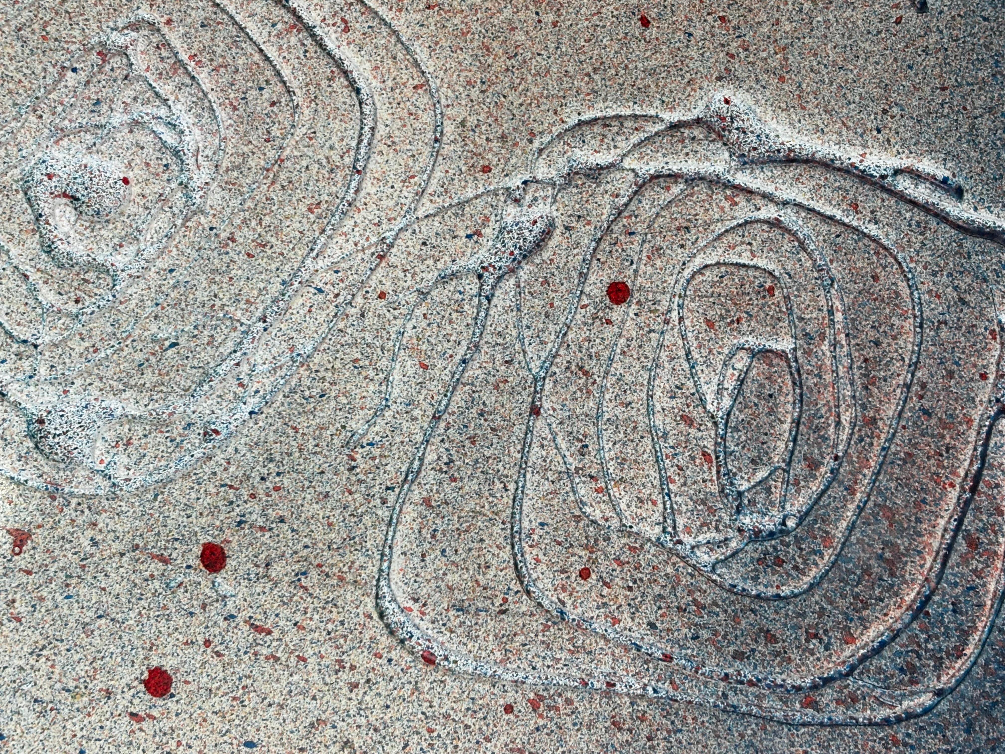 Joan Raset – Abstract & Figurative Mixed Media, 1970s For Sale 6