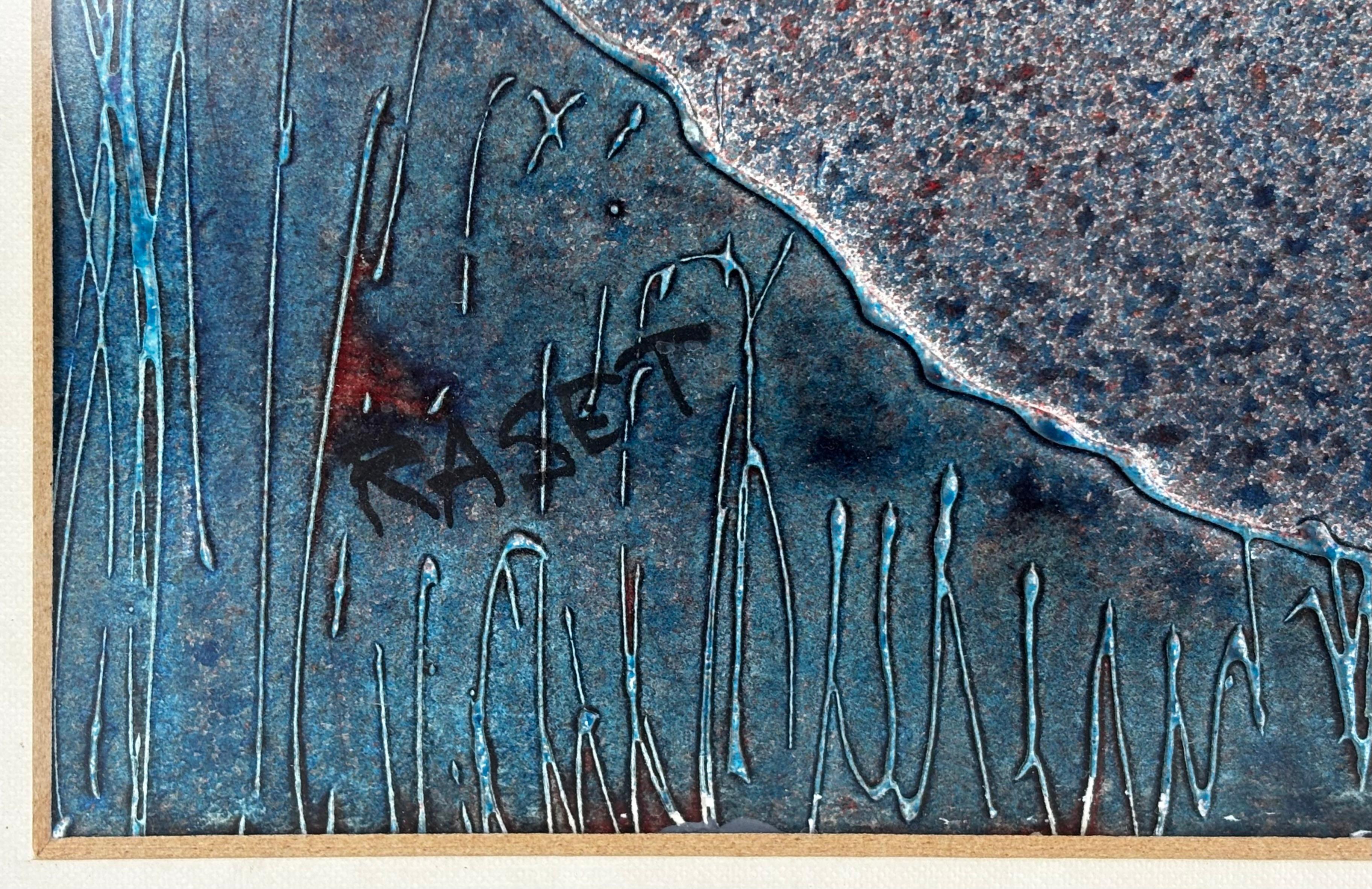 Joan Raset – Abstract & Figurative Mixed Media, 1970s For Sale 7