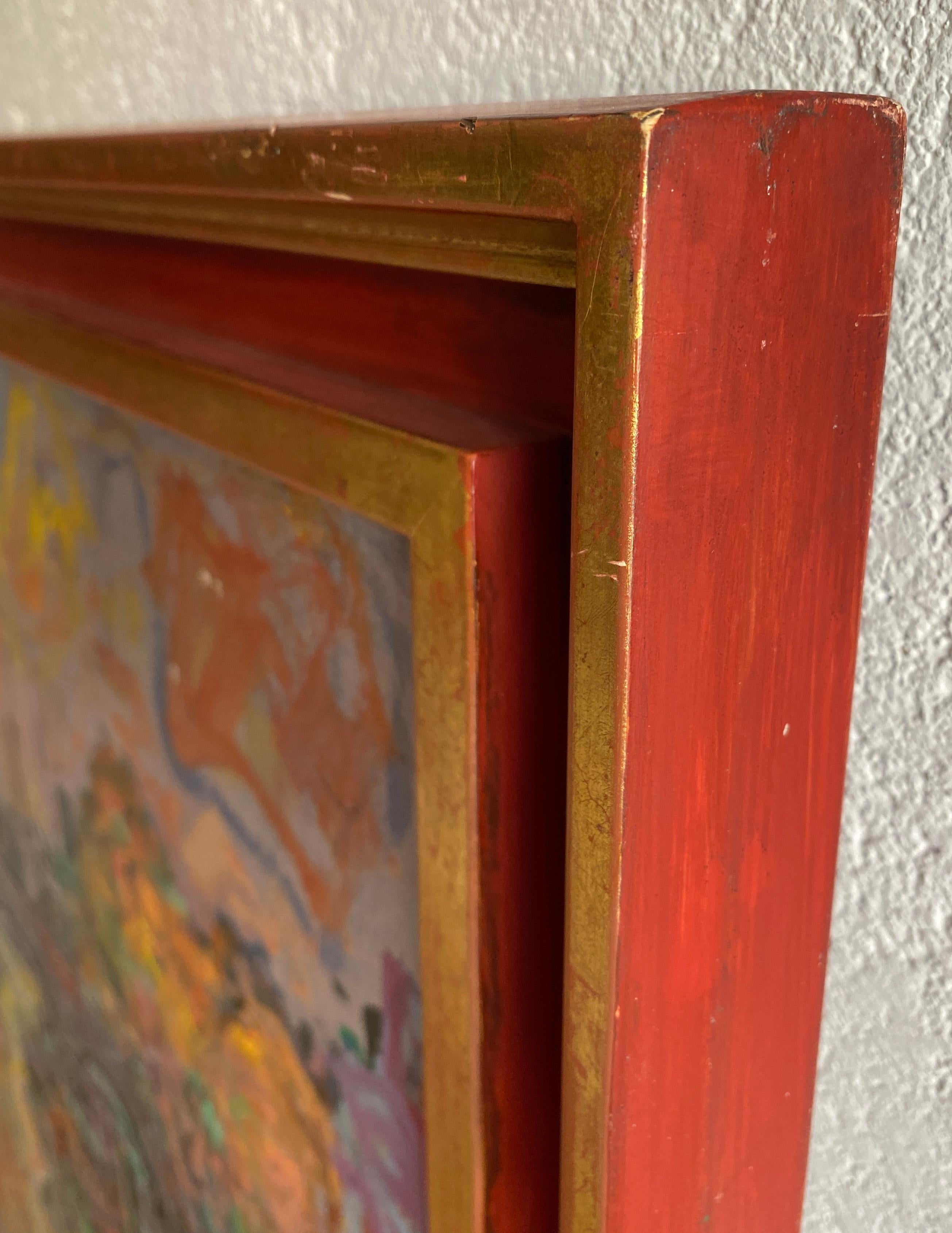 Pintura al óleo colorista postimpresionista Paisaje 