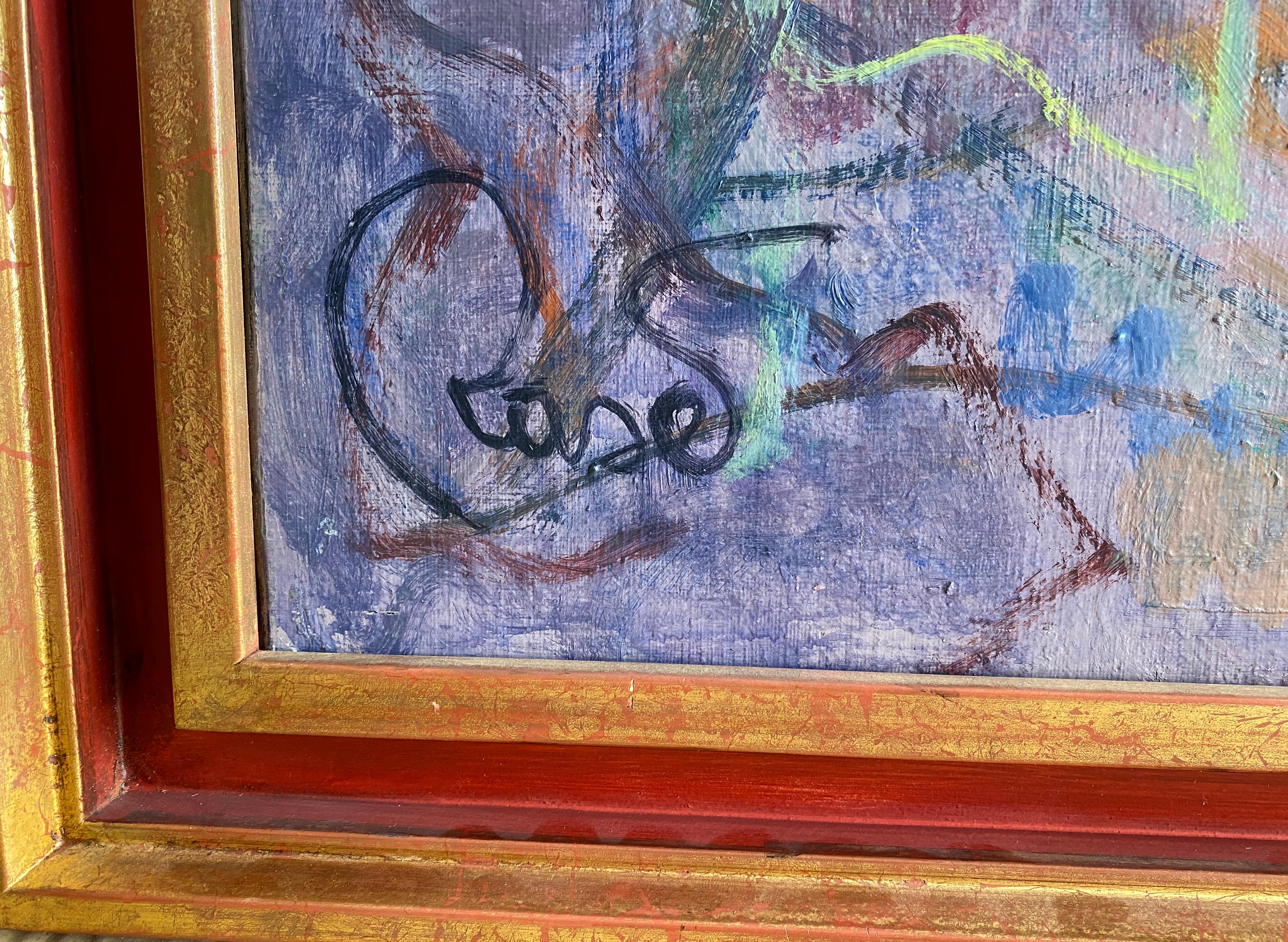 Pintura al óleo colorista postimpresionista Paisaje 