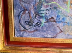 Post-Impressionist Colorful Oil Paint Landscape "Le Pont Neuf, Paris"