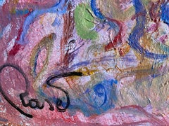 Post-Impressionist Colorful Oil Paint Landscape "Autumn in Amsterdam"