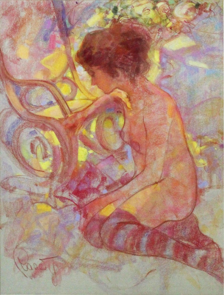 Joan Raset Summer Afternoon Joan Raset Pastel On Carson Paper