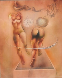 Técnica mixta - Composición onírica - Año 1976