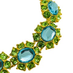 JOAN RIVERS signed gold plated crystal vintage designer bracelet