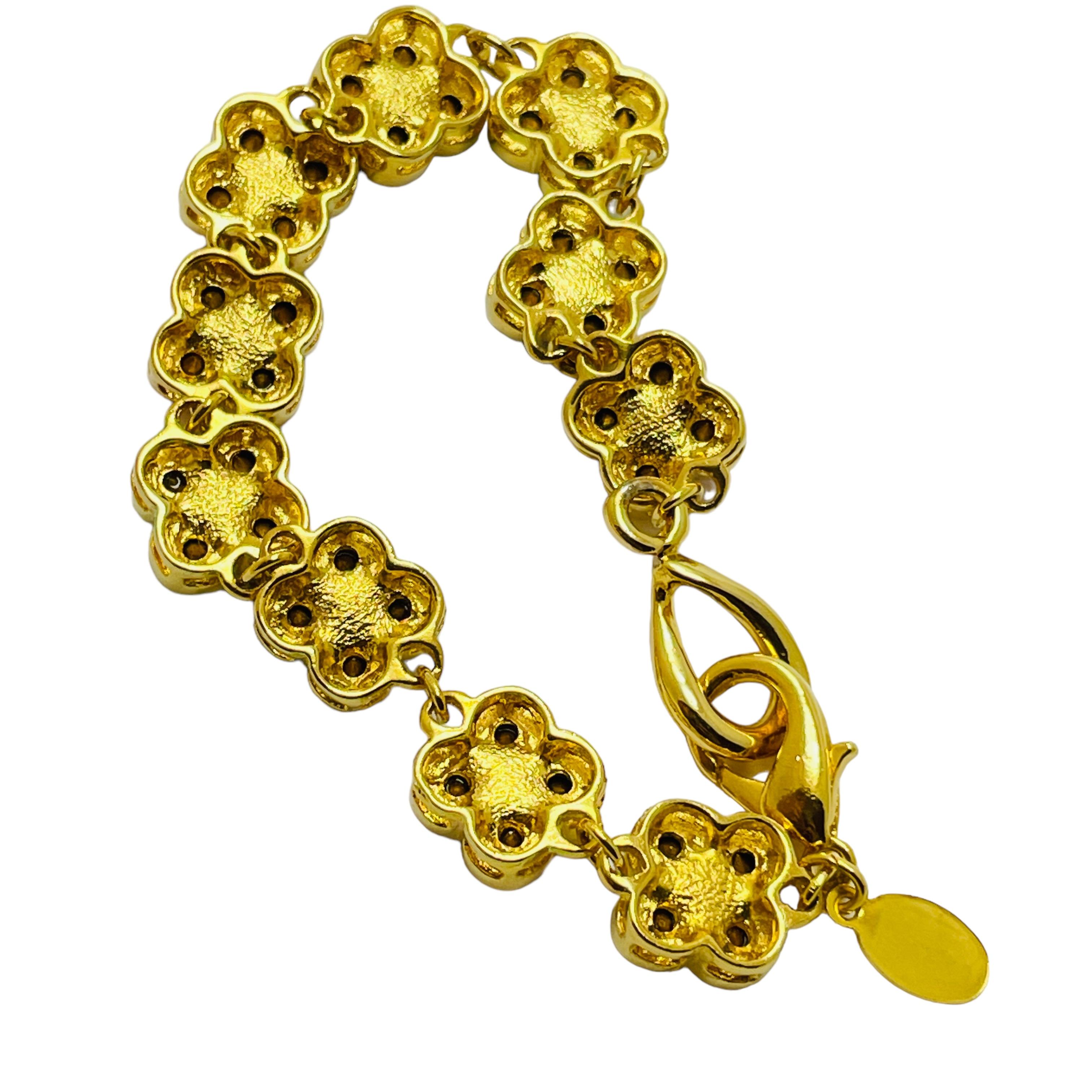 designer flower bracelet